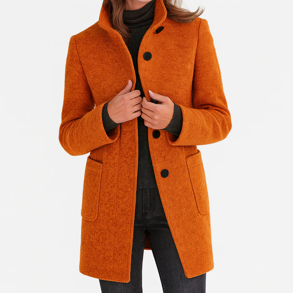 Eleonora | Cappotto in lana di taglio midi
