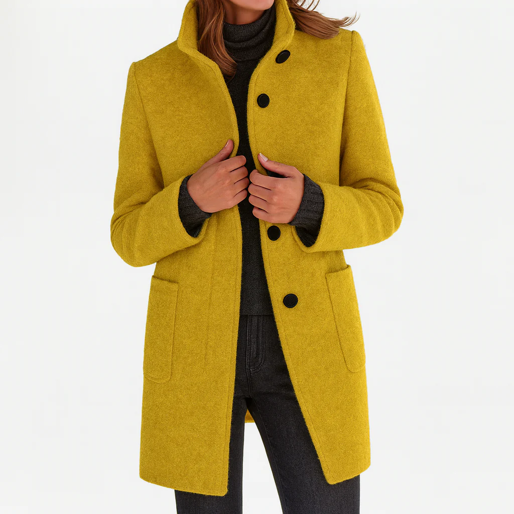 Eleonora | Cappotto in lana di taglio midi