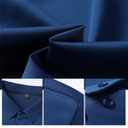 Mitchel | Camicia elastica senza pieghe per uomo